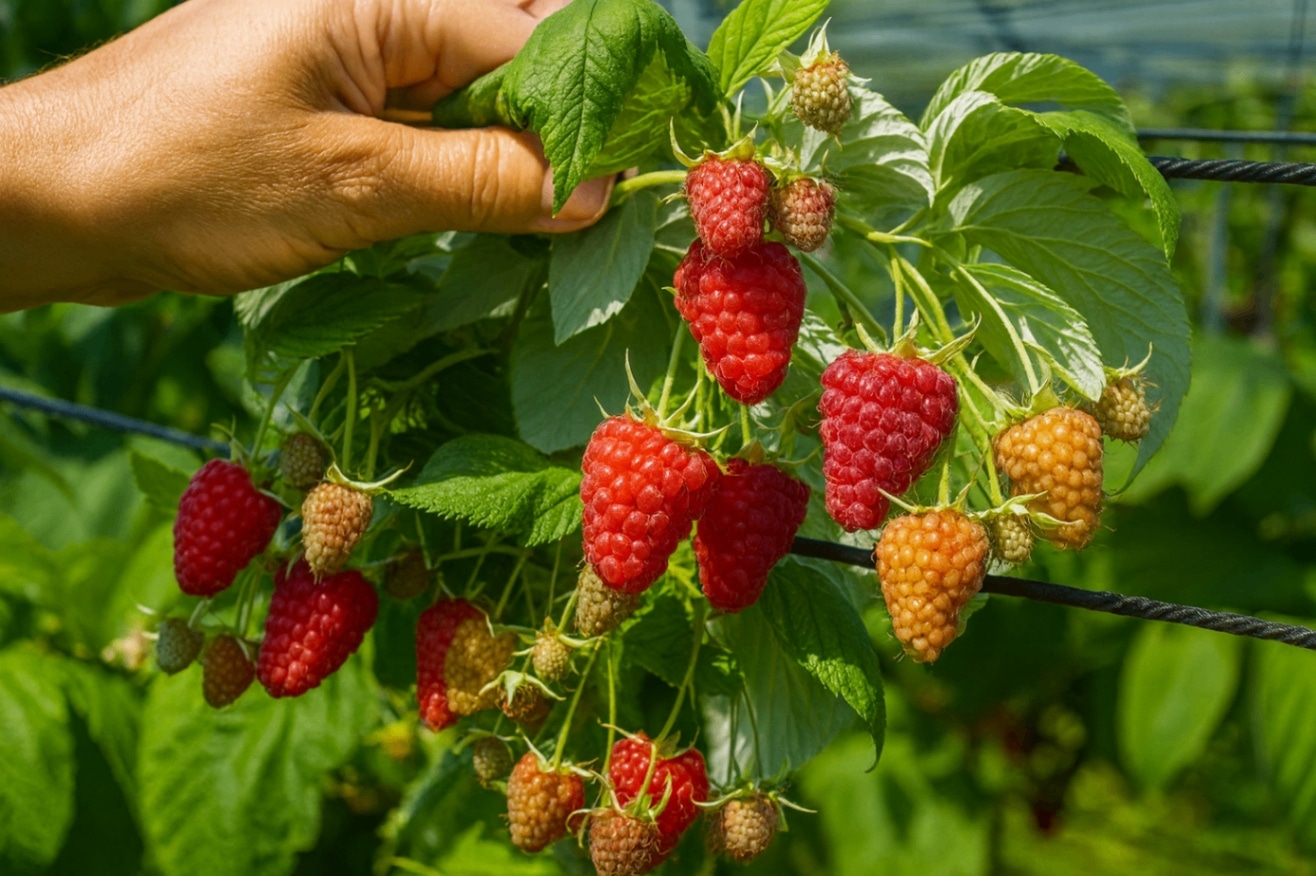 Frambuesa Enrosadira® – Rubus idaeus Pack 10 und Raiz desnuda